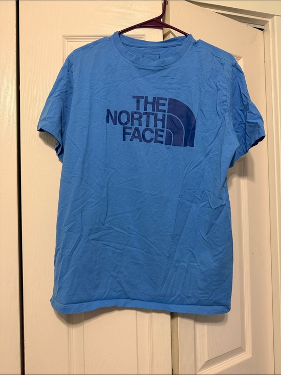 The North Face Tops - The North Face Women’s Short-Sleeve Blue Logo Tee